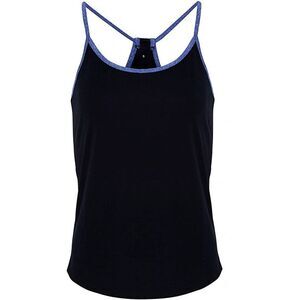 TriDri Womens/Ladies Yoga Undershirt / French Navy/Blue Melange